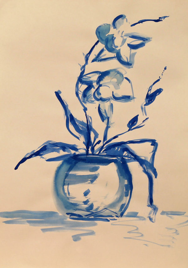 Blue Orchid by Romana Porumb